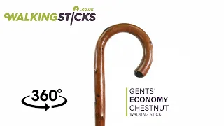 Gents' Economy Chestnut Walking Stick