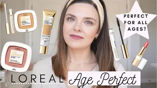 Loreal Age Perfect Makeup Review! New Drugstore Makeup 2020 // Perfect For All Ages?