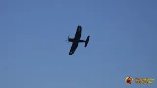 Vought F4U Corsair | Slo-mo flyby | 4K