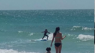 Lido Beach Surfing - 6 Yr Old