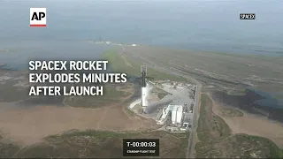 SpaceX giant rocket explodes minutes after launch