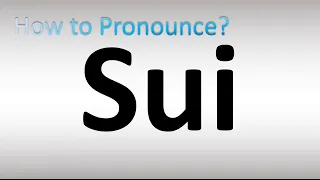 How to Pronounce Sui