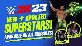 WWE 2K23: 23 New & Updated Superstars, Model Updates, Attires, Legends & Creations!