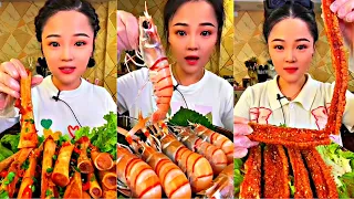 *1 HOUR*ASMR CHINESE FOOD MUKBANG EATING SHOW | 먹방 ASMR 중국먹방 | XIAO YU MUKBANG #121