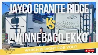 2024 JAYCO GRANITE RIDGE 22T VS. WINNEBAGO EKKO | WHICH IS RIGHT FOR YOU? CLASS C | RVLIFE | VANLIFE