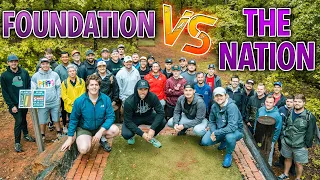 Our Hardest Disc Golf Challenge Yet!! | Foundation Vs. The Nation New London