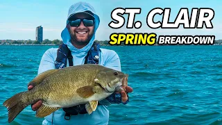 The COMPLETE Lake St. Clair SPRING Fishing Breakdown