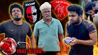 Jolochip Fake Blood Vomit Prank | Dad terrified!