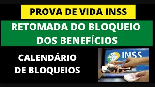 PROVA DE VIDA INSS 2021 -  Calendário de Bloqueio por Falta de Prova de vida