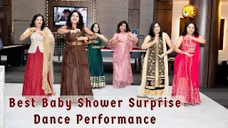 Best Baby Shower Surprise Dance by Girls Gang | Bollywood Songs | Bollywood Dance | Nanha sa mehman