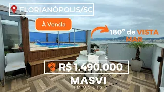 Incrível Cobertura VISTA MAR em Florianópolis à venda