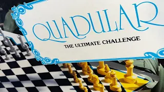 QUADULAR A CHESS BOARD GAME VARIANT | 1980’s Board Game