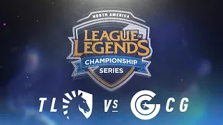 TL vs. CG - Week 2 Day 2 | NA LCS Spring Split | Team Liquid vs. Clutch Gaming(2018)