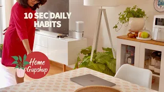 10-second daily habits for a clean & tidy home | Tasty dinner recipe | Home Gupshup