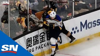 Matt Grzelcyk Injured After Questionable Hit By Oskar Sundqvist