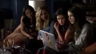 Pretty Little Liars 2x25 - The Girls At Ezra's Apartment.