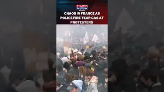 Paris Pension Protest: French Police Use Batons, Fire Tear Gas At Around 3.5 Million Protesters