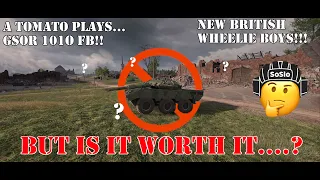 A Tomato Plays.... the GSOR 1010 FB!!! First Wheeled British Medium Tank!!!