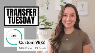 Transfer Tuesday | Adjusting 401(k) Portfolio + Roth IRA Progress