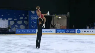 Finlandia Trophy 2018 Ekaterina ALEXANDROVSKAYA / Harley WINDSOR FS