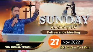 SUNDAY ANOINTING OIL DELIVERANCE MEETING (27/11/2022)