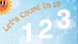 Let's Count to 20 | Kids Learning | Pre-K Kindergarten Numbers | Learn to Count
