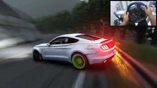 RTR Mustang Touge Drifting l Assetto Corsa (Logitech G29 - Steering Wheel Gameplay)