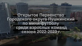 Первенство Городского округа Пушкинский по мини-футболу среди взрослых команд сезона 2022-2023 г.