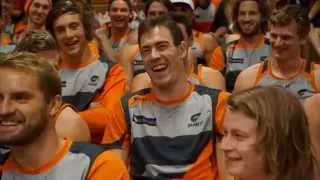 Hughesy sprays the GWS Giants