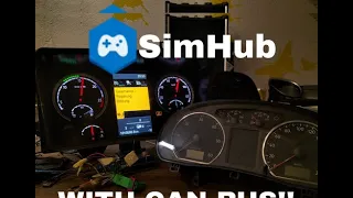 CAN Bus Instrument Cluster connected to games with arduino and SimHub!! - Tutorial