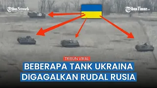 Tembakan Artileri yang Padat Hadang Tank-tank Ukraina Terobos Pertahanan Militer Rusia