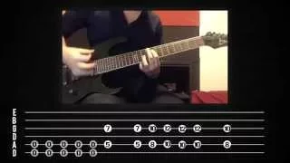 Papa Roach - Between Angels and Insects (Guitar Tutorial w/ Tabs) by Kirjai