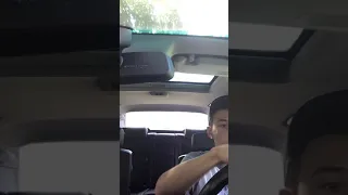 kid steals BMW