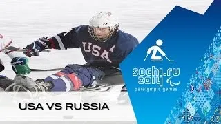 USA v Russia full game| Ice sledge hockey | Sochi 2014 Paralympic Winter Games