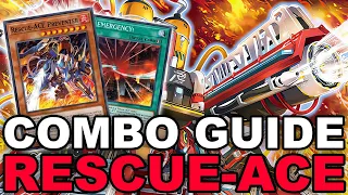 BEST WAY TO PLAY RESCUE-ACE IN MASTER DUEL! New Support Combo Guide! (Yu-Gi-Oh! Master Duel)