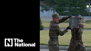North Korean army gives brutal display of martial arts
