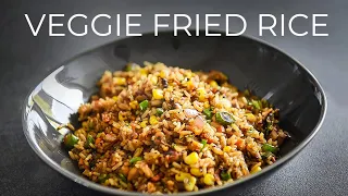 Vegetable Fried Rice Recipe | EASY Vegetarian Chinese dinner idea!