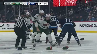 NHL Fight - Wild @ Jets - Royal Rumble - 08/02/2022