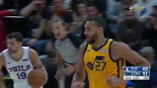 Rudy Gobert Full Play 11/06/19 Philadelphia 76ers vs Utah Jazz | Smart Highlights