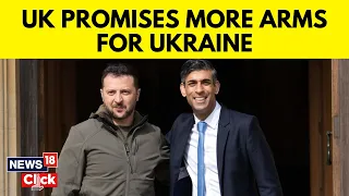 UK Promises Attack Drones, More Missiles For Ukraine As Zelenskyy Meets Rishi Sunak On European Tour