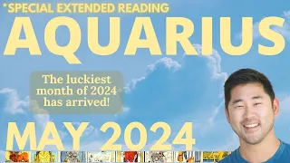 Aquarius May 2024 - MAJOR TURNING POINT YOU’VE WANTED IS COMING! 😍 Tarot Horoscope ♒️