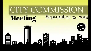 City Commission Meeting - September 25, 2019