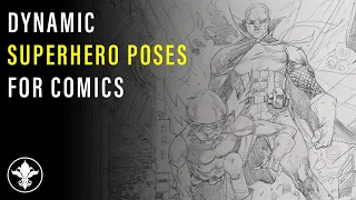 ✏️ Dynamic Superhero Poses for Comics