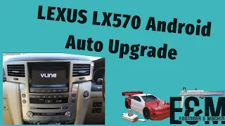 Join me as I install a VLine2 Android interface in my Lexus LX570