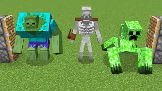 1000 ender eyes + 1000 ender pearlszombie mutant + skeleton + creeper = ???