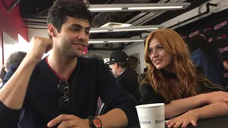 Shadowhunters: Matthew Daddario and Katherine McNamara | NYCC Interview 2017