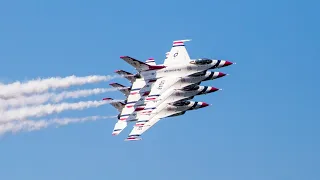 USAF Thunderbirds Demonstration at the Cleveland National Airshow 2023