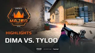 Highlights: DIMA vs TyLoo, FACEIT Major: London 2018 - New Challengers Stage