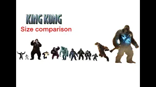 (King Kong Size Comparison 🦍👑)