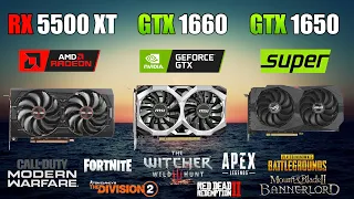 RX 5500 XT vs GTX 1660 vs GTX 1650 Super Test in 8 Games